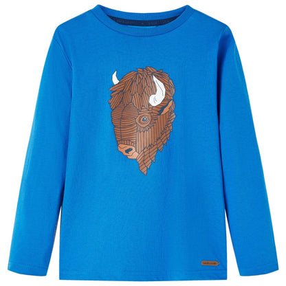 Kinder-Langarmshirt Dunkel 140