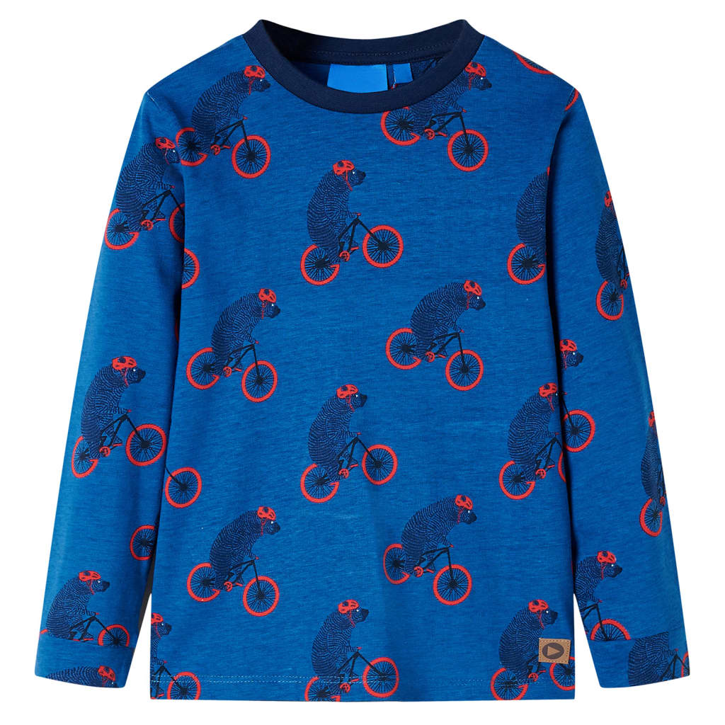 Kinderpyjama Mit Langen Ärmeln Petrolblau 128