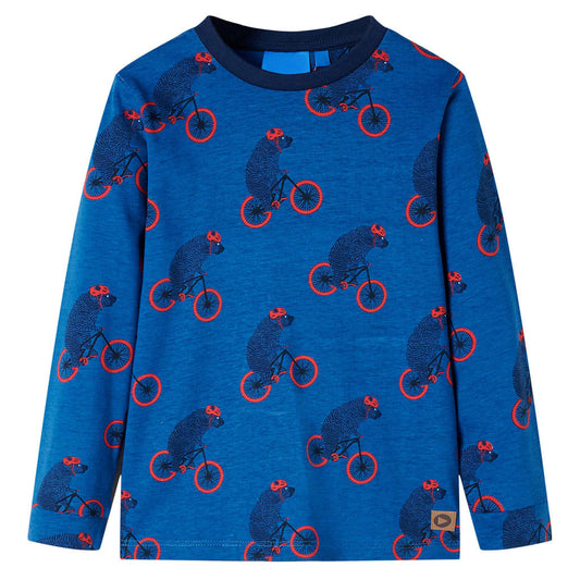Kinderpyjama Mit Langen Ärmeln Petrolblau 128