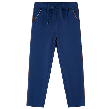 Kinderhose Mit Kordelzug Marineblau 92