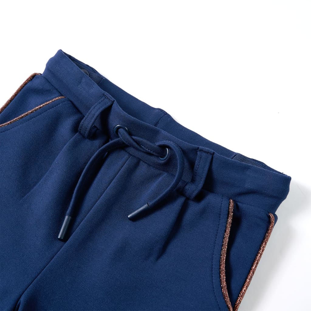 Kinderhose Mit Kordelzug Marineblau 92