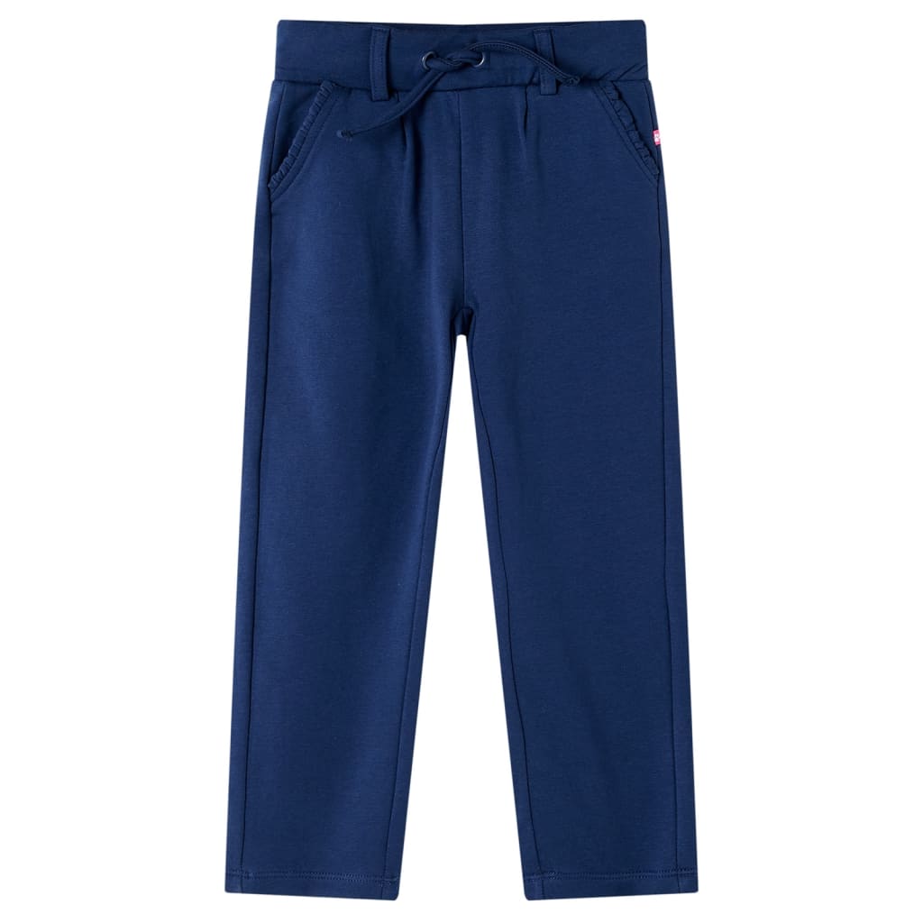 Kinderhose Mit Kordelzug Marineblau 116