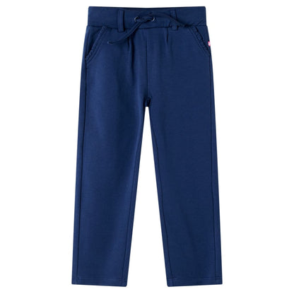 Kinderhose Mit Kordelzug Marineblau 116