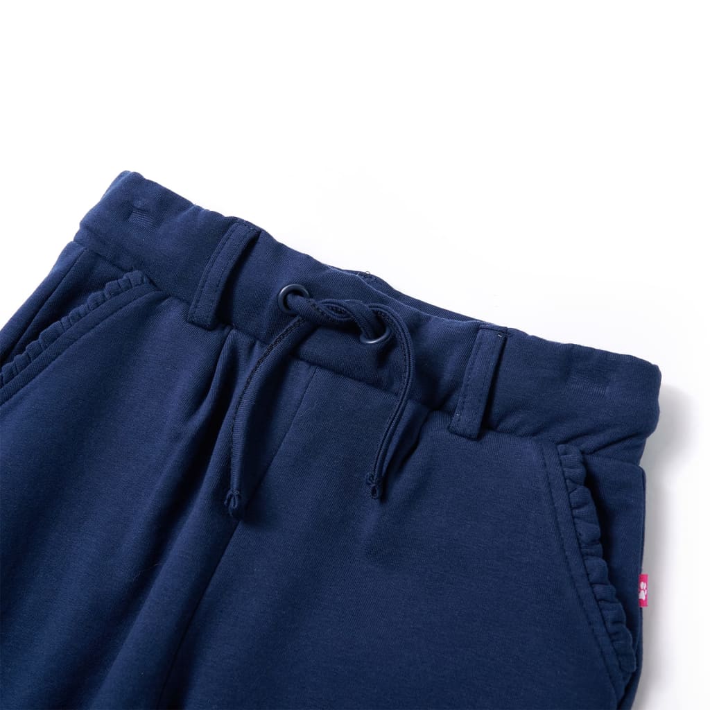 Kinderhose Mit Kordelzug Marineblau 116