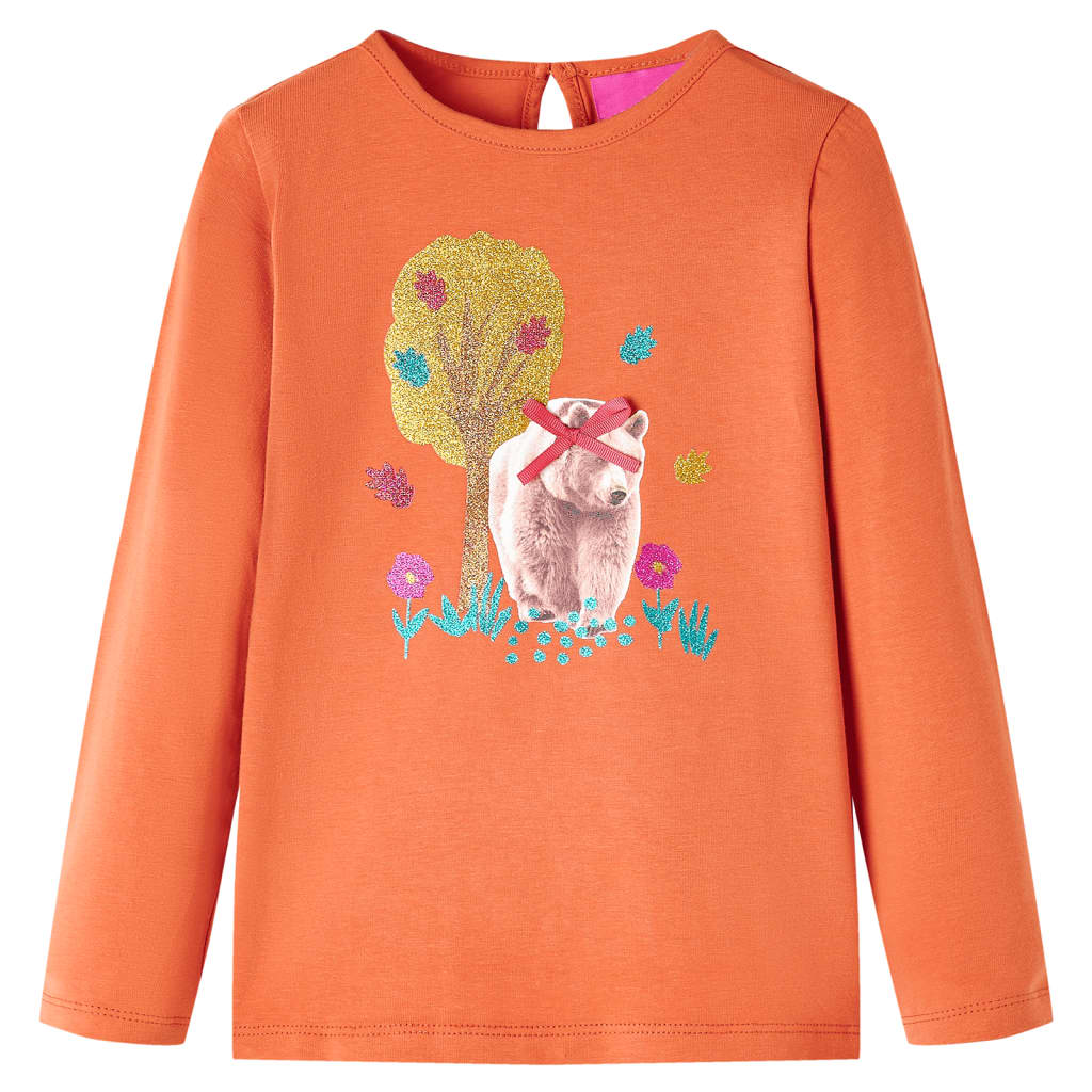 Kinder-Langarmshirt Dunkel 140