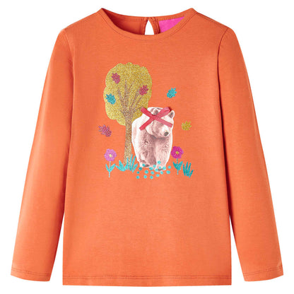 Kinder-Langarmshirt Dunkel 140