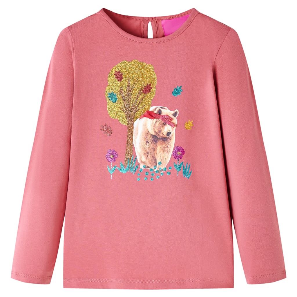 Kinder-Langarmshirt Dunkel 140