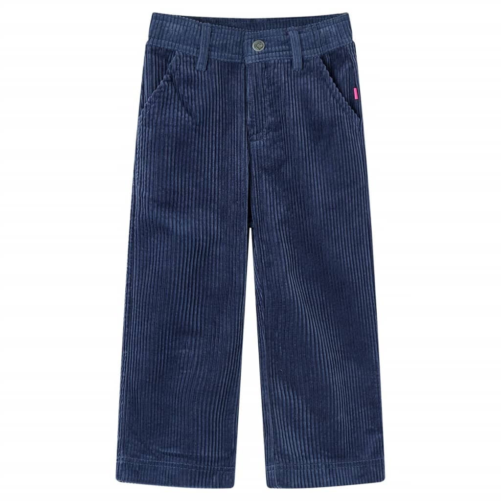 Kinderhose Cord Marineblau 92