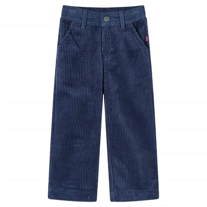 Kinderhose Cord Marineblau 92