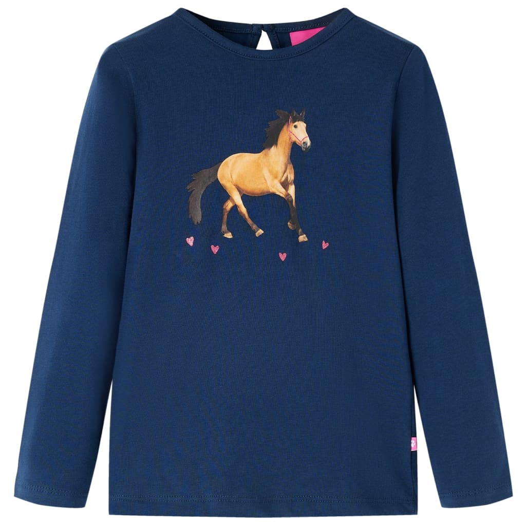 Kinder-Langarmshirt Himbeerrot 92