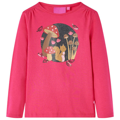 Kinder-Langarmshirt Dunkel 92