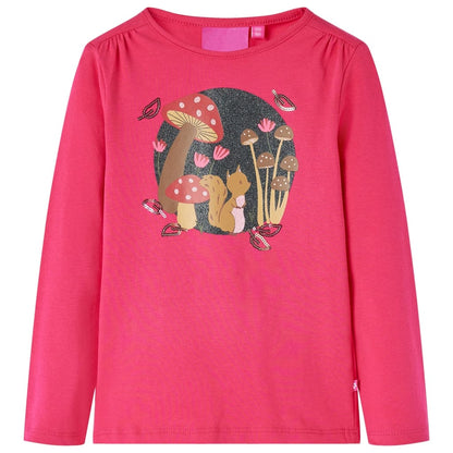 Kinder-Langarmshirt Dunkel 92
