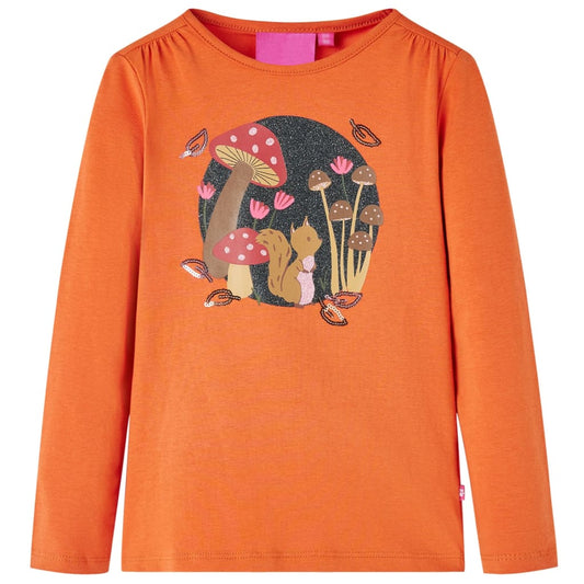 Kinder-Langarmshirt Dunkel 92