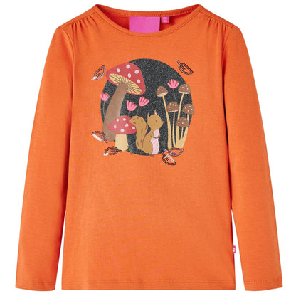 Kinder-Langarmshirt Dunkel 92