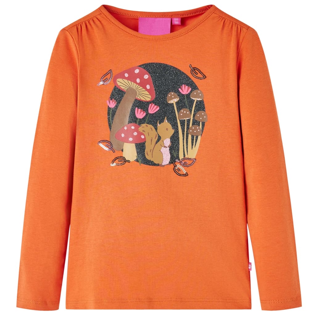 Kinder-Langarmshirt Dunkel 92