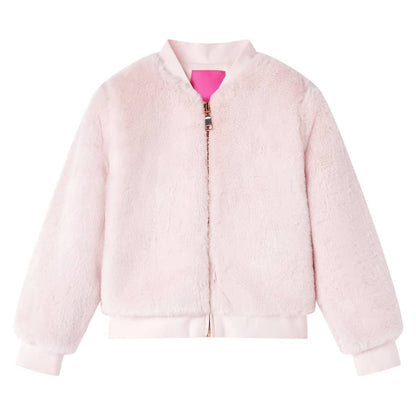 Kinderjacke Kunstpelz Zartrosa 104