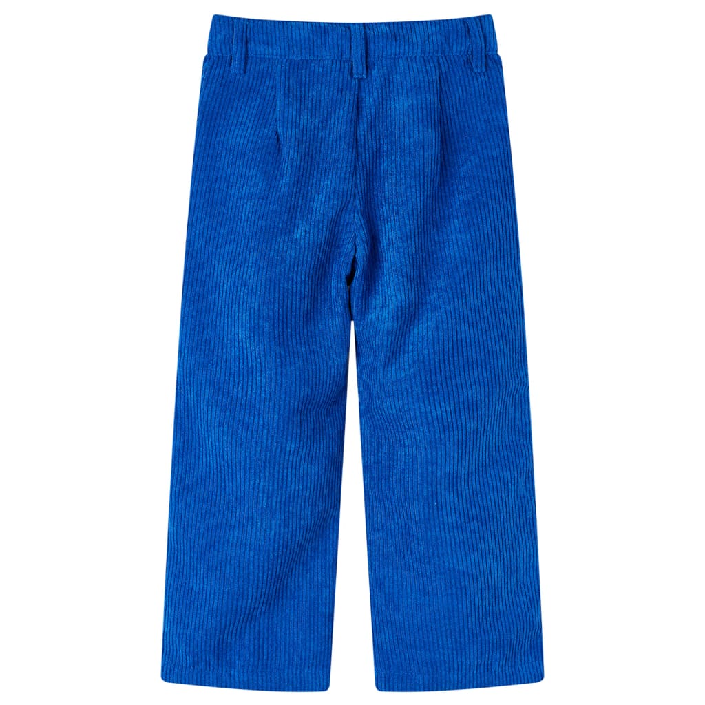 Kinderhose Cord Kobaltblau 128