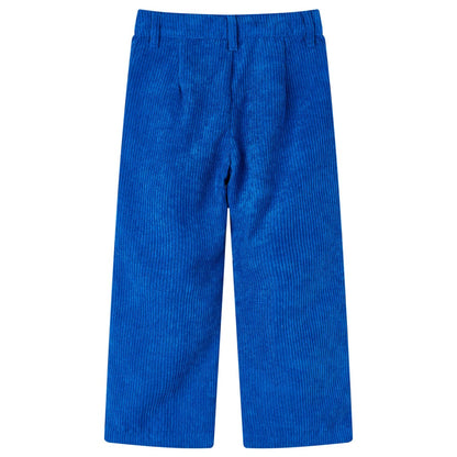 Kinderhose Cord Kobaltblau 128