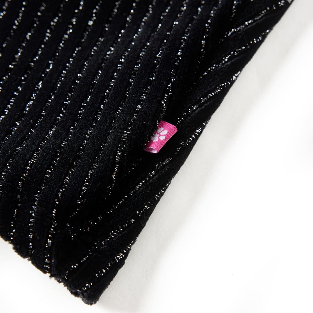 Kinderrock Mit Bund In Leopardenmuster Schwarz 116