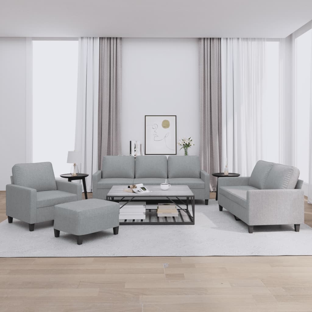 3-Tlg. Sofagarnitur Stoff