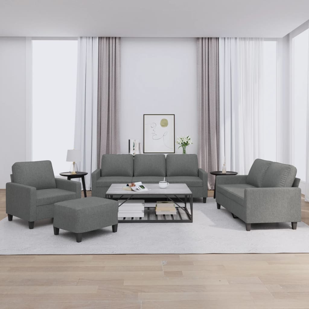 3-Tlg. Sofagarnitur Stoff