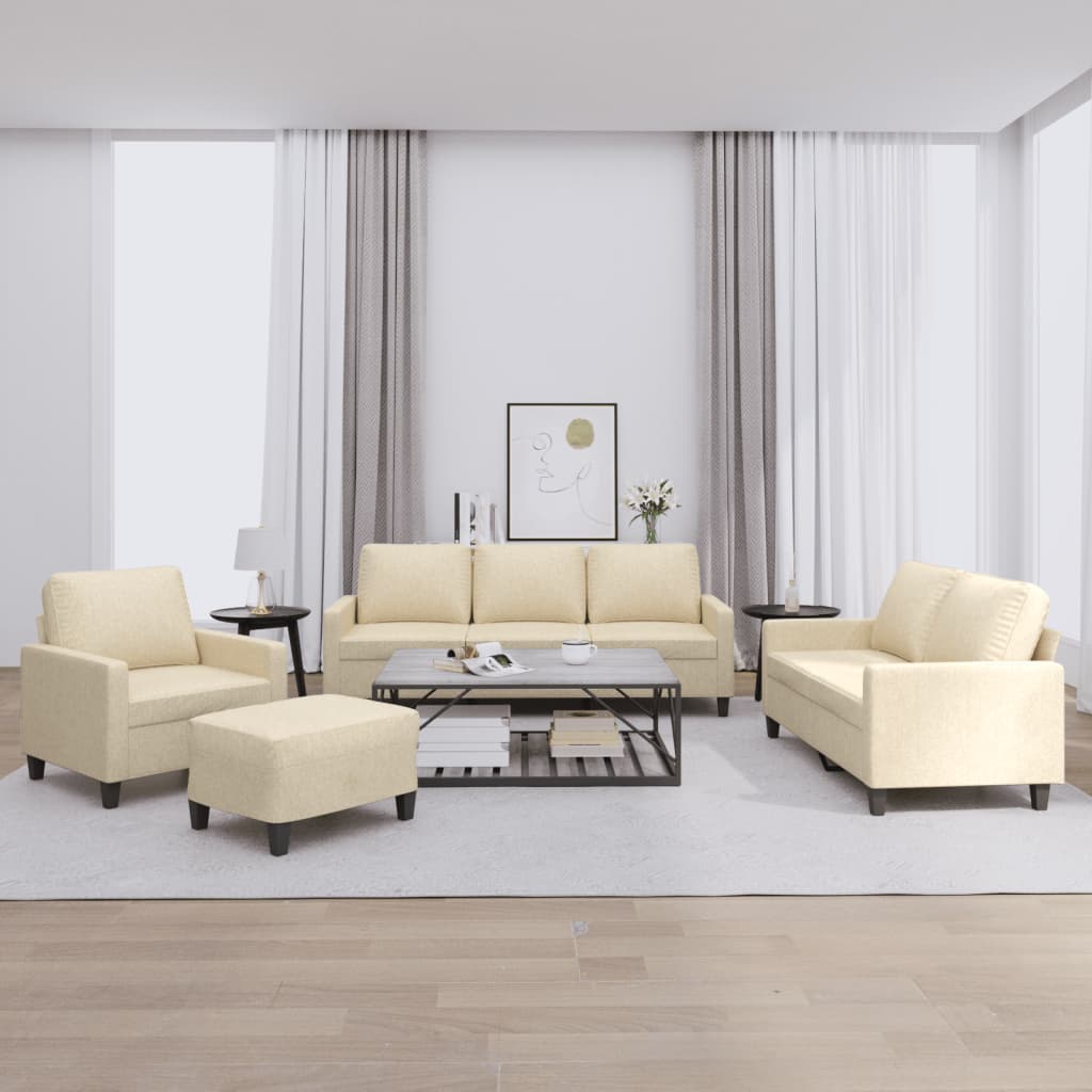 3-Tlg. Sofagarnitur Stoff