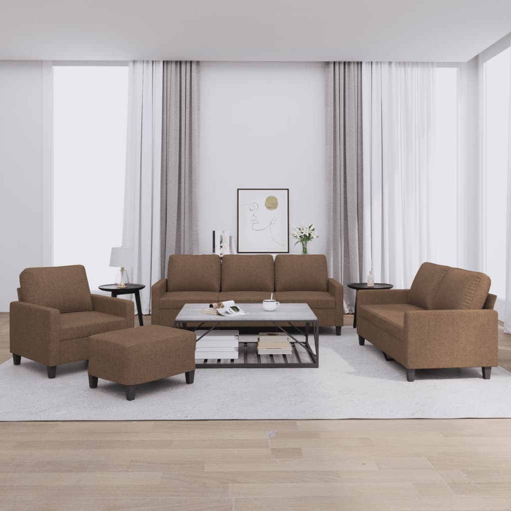 3-Tlg. Sofagarnitur Stoff