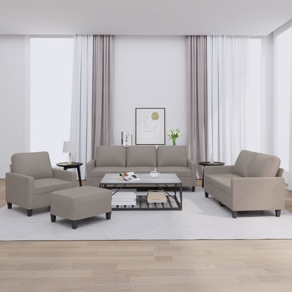 3-Tlg. Sofagarnitur Stoff