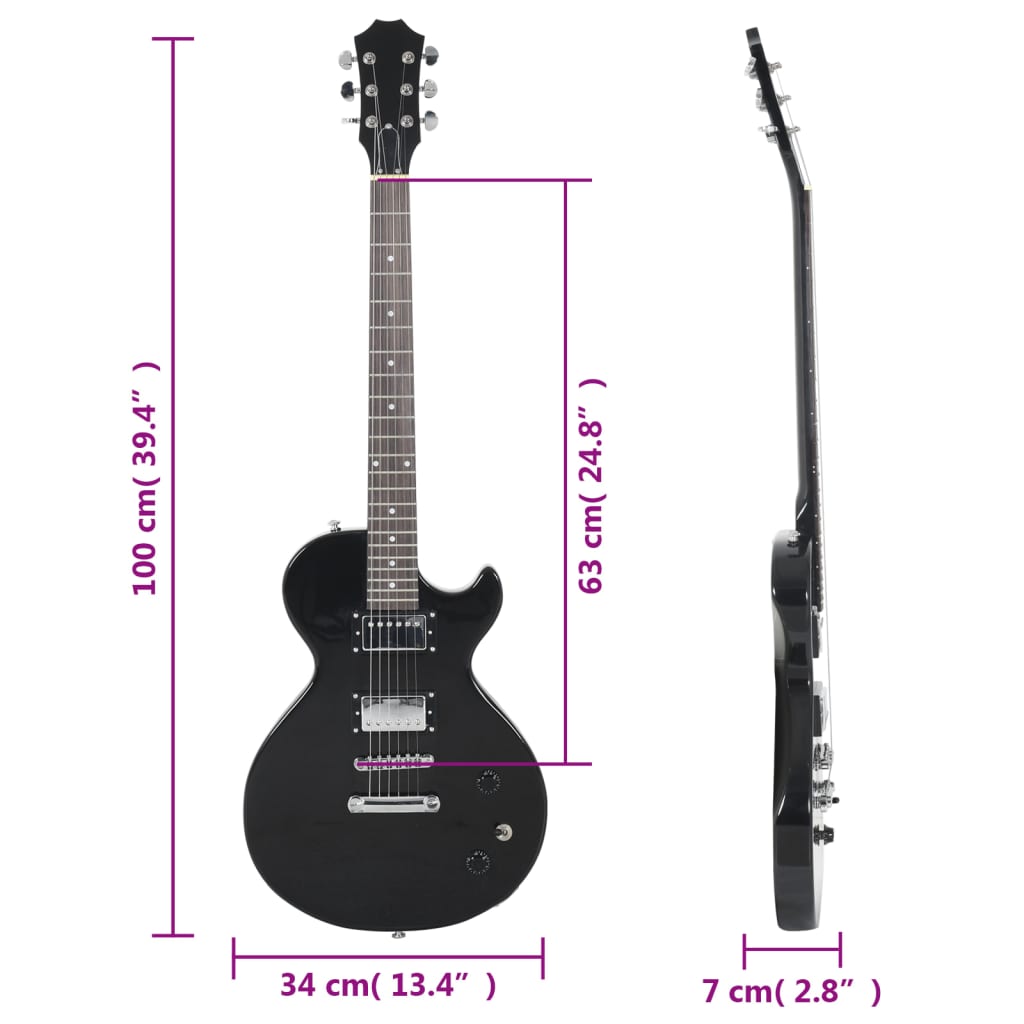 E-Gitarre Für Anfänger Mit Tasche 4/4 39"