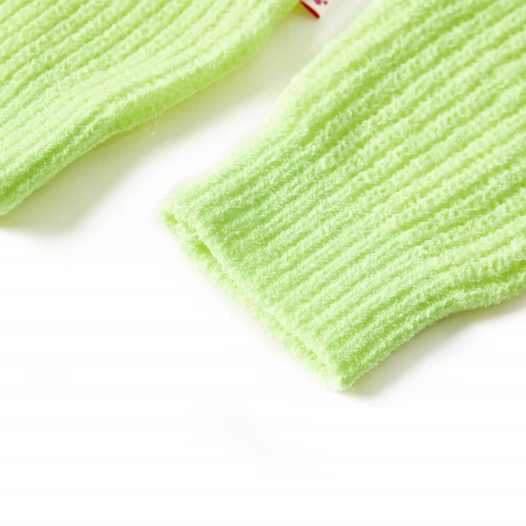 Kinderpullover Gestrickt Neon 116