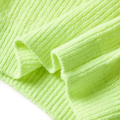 Kinderpullover Gestrickt Neon 116