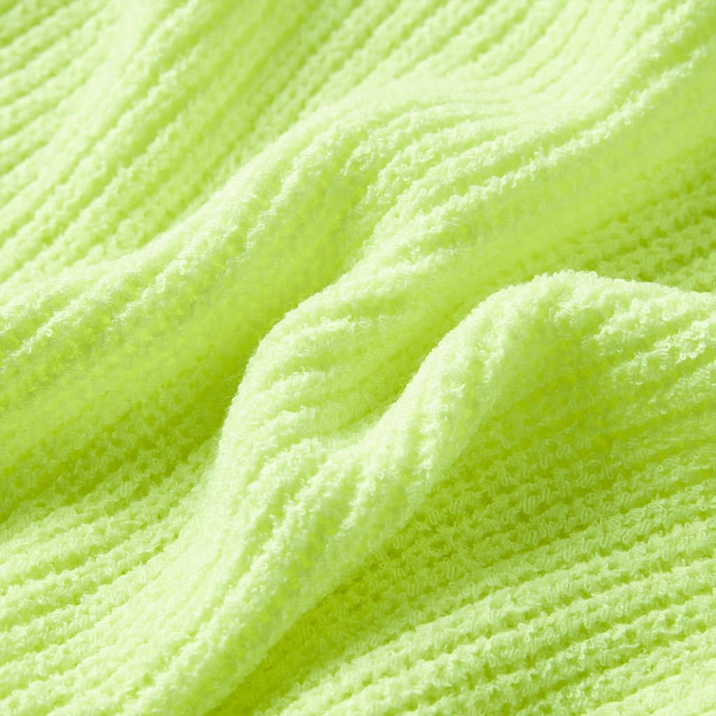Kinderpullover Gestrickt Neon 116