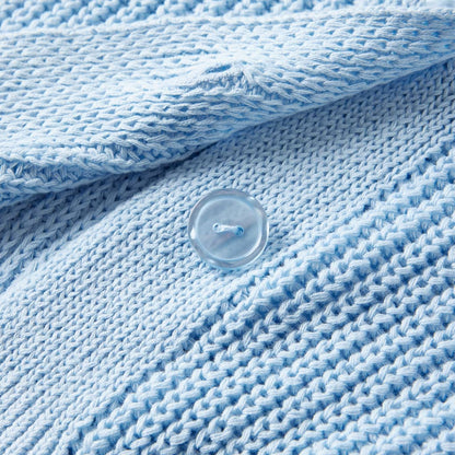 Kinder-Strickjacke Blau 92