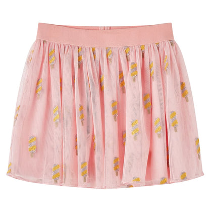 Kinderrock Mit Tüll Hellrosa 104