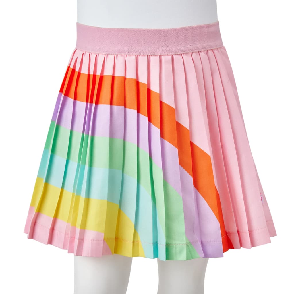 Kinder-Faltenrock Hellrosa 116