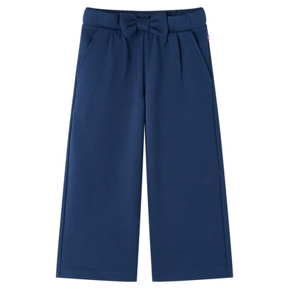 Kinderhosen Mit Weiten Beinen Marineblau 128