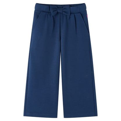 Kinderhosen Mit Weiten Beinen Marineblau 128