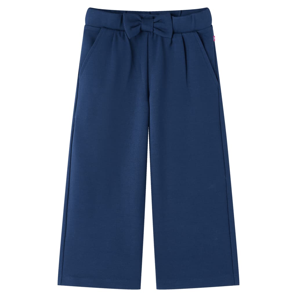 Kinderhosen Mit Weiten Beinen Marineblau 128