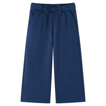 Kinderhosen Mit Weiten Beinen Marineblau 128