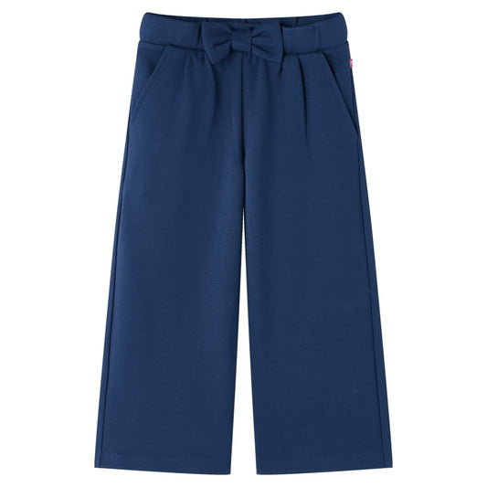 Kinderhosen Mit Weiten Beinen Marineblau 128