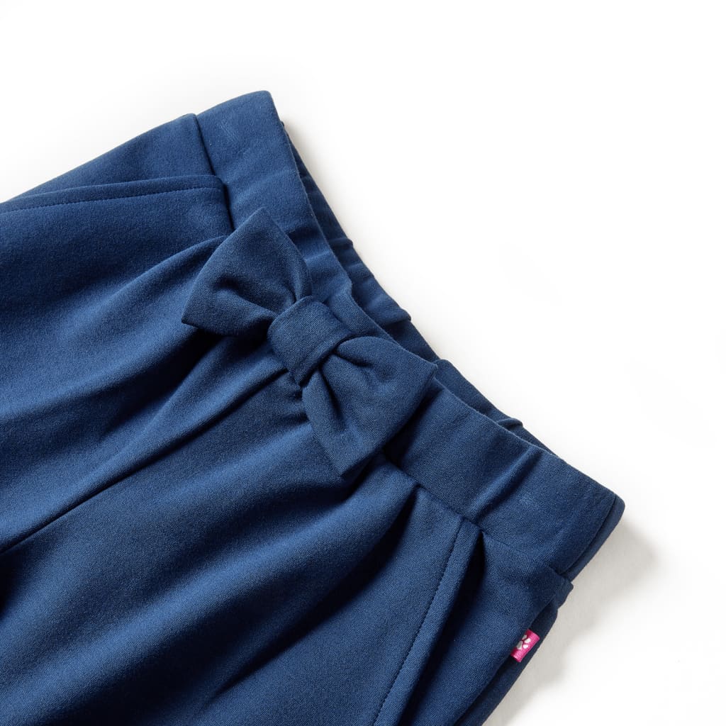 Kinderhosen Mit Weiten Beinen Marineblau 128