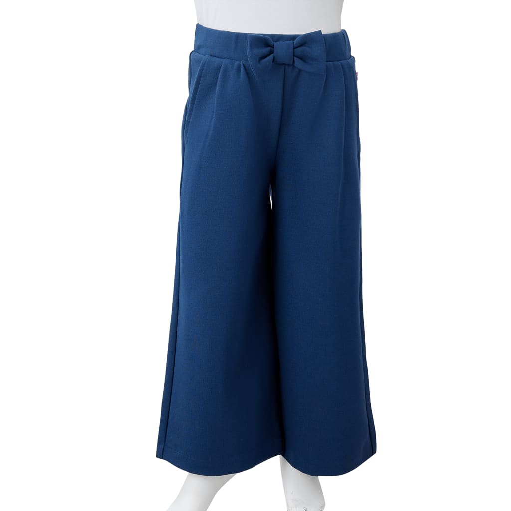 Kinderhosen Mit Weiten Beinen Marineblau 128