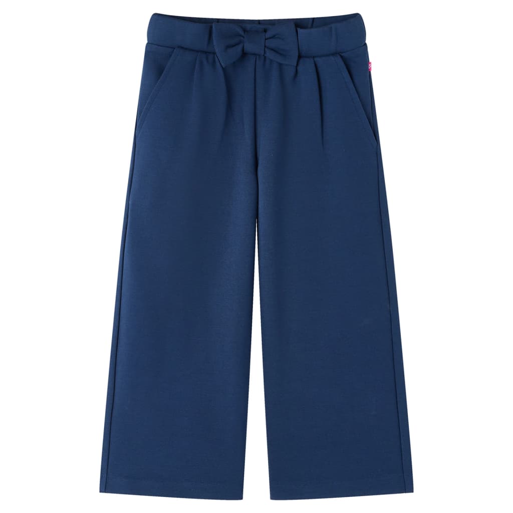 Kinderhosen Mit Weiten Beinen Marineblau 128