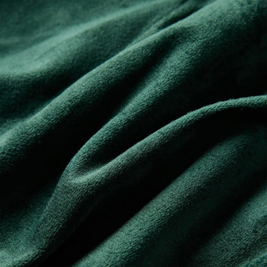 Kinderbluse Mit Rüschen Dunkelgrün 140