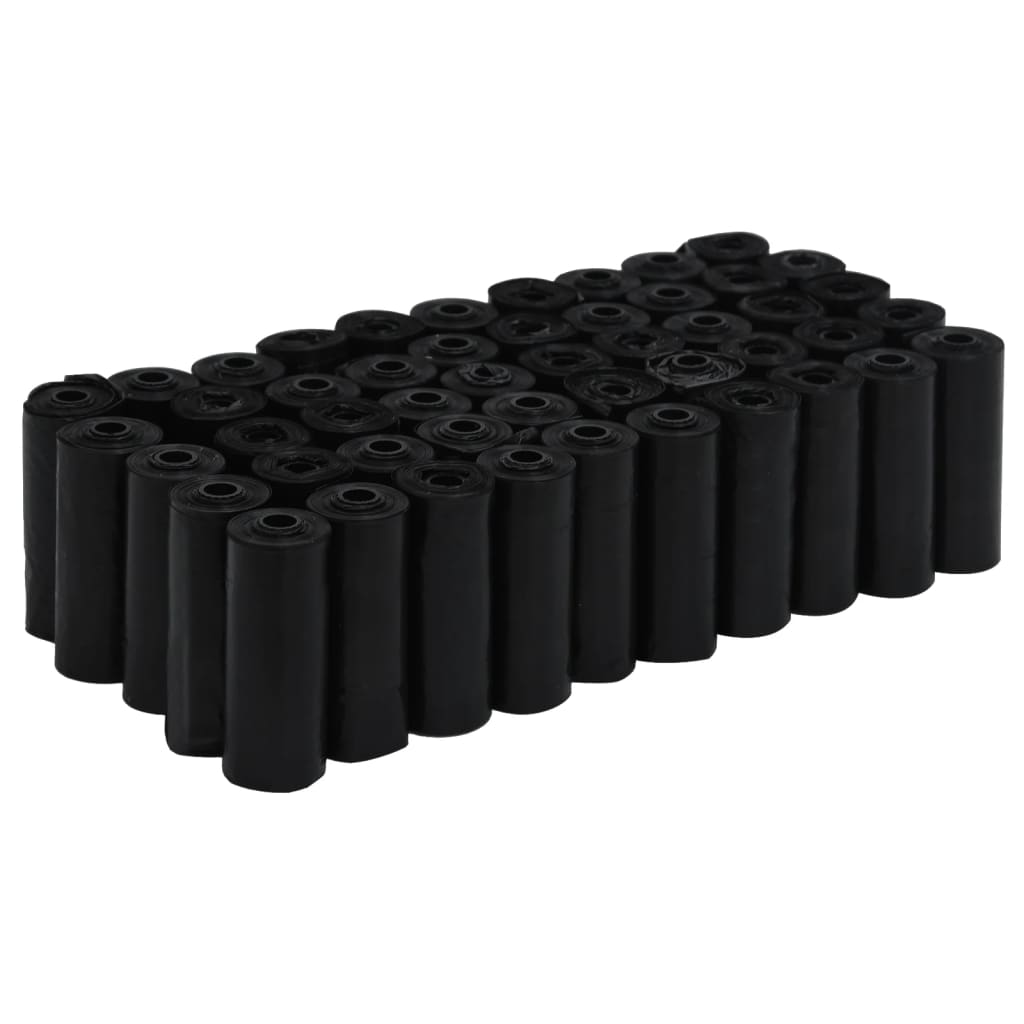 Hundekotbeutel 750 Stk. Schwarz 30X20 Cm Pe