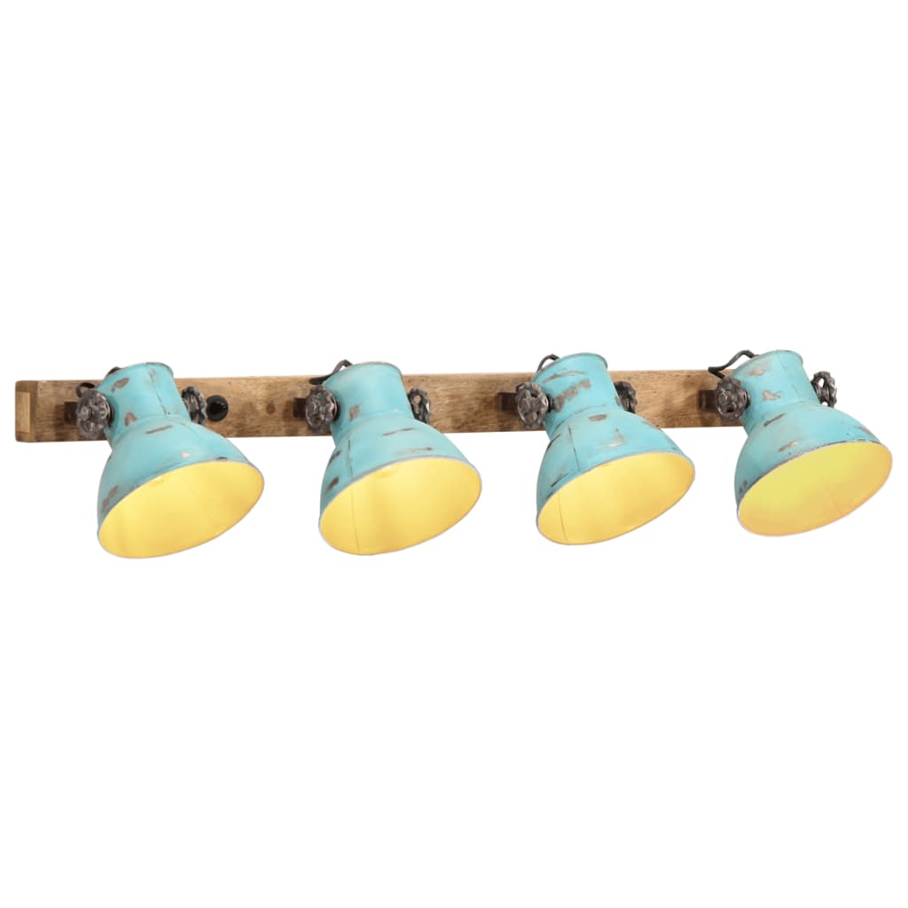 Wandleuchte 25 W 11,5X11,5X25 Cm E27 Blau