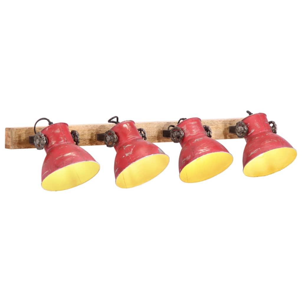 Wandleuchte 25 W 45X25 Cm E27 Rot