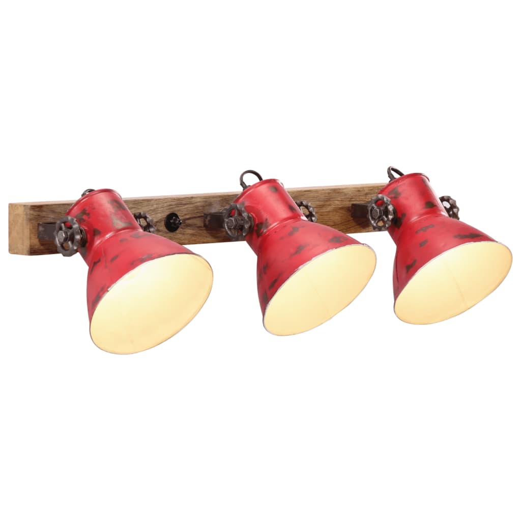Wandleuchte 25 W 45X25 Cm E27 Rot