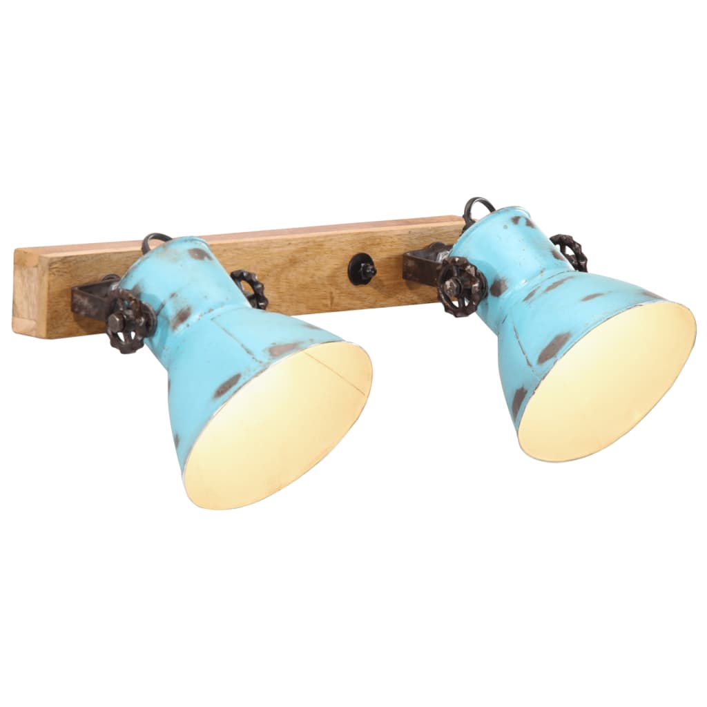 Wandleuchte 25 W 11,5X11,5X25 Cm E27 Blau