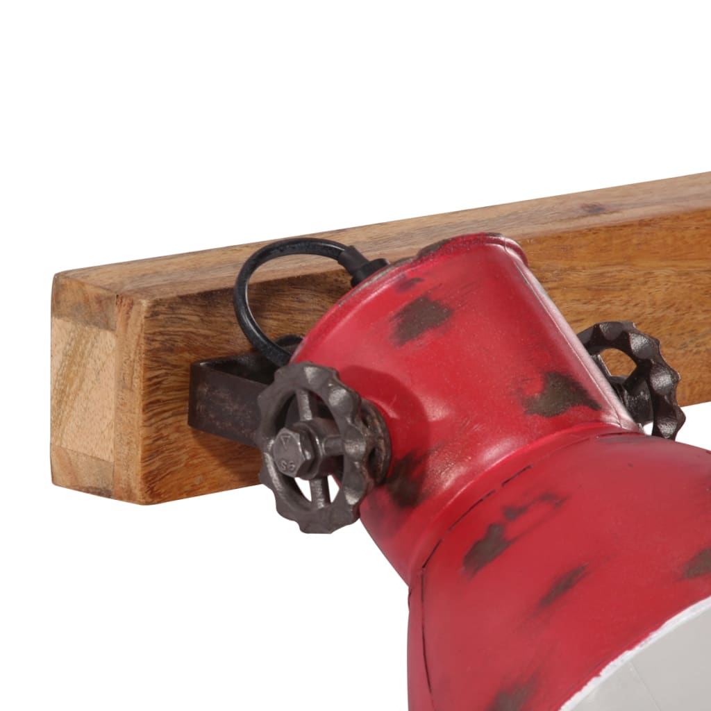 Wandleuchte 25 W 45X25 Cm E27 Rot